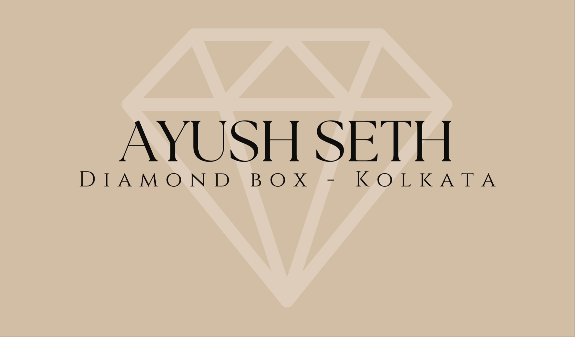 ayush seth website card front